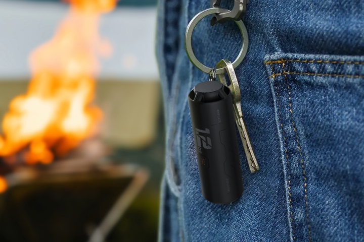The Zero Pump packs serious inflation power in a package so small it fits comfortably on a keychain