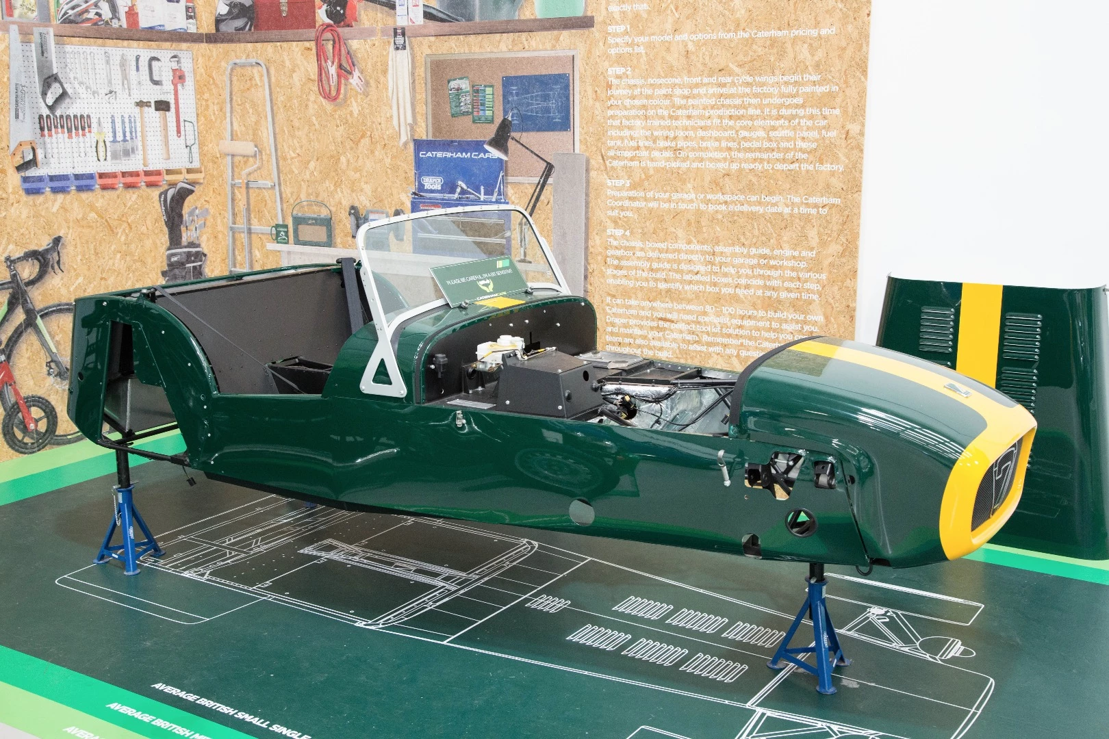 Along with factory-built cars, the company allows customers to assemble their own