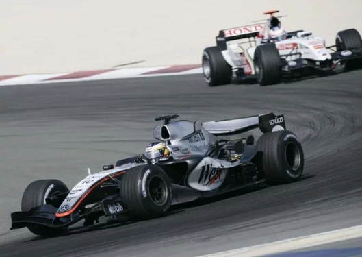 Contrasting fortunes for BAR and McLaren. BAR had a fantastic year in 2004 and has had a miserable year in 2005 with not a single point so far. McLaren on the other hand, seem likely to fight out the constructor's championship.