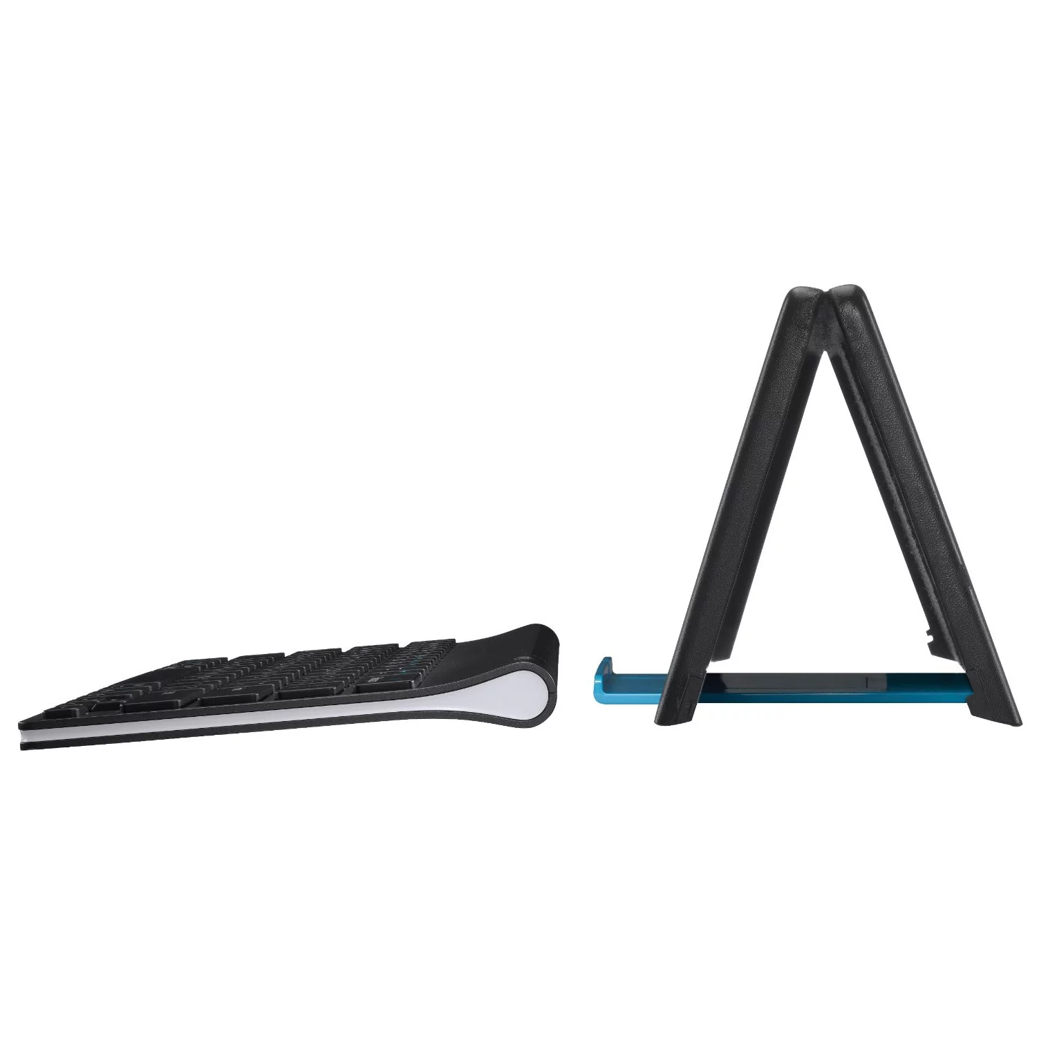 Logitech's Android tablet-ready keyboard comes with a case which doubles as a stand