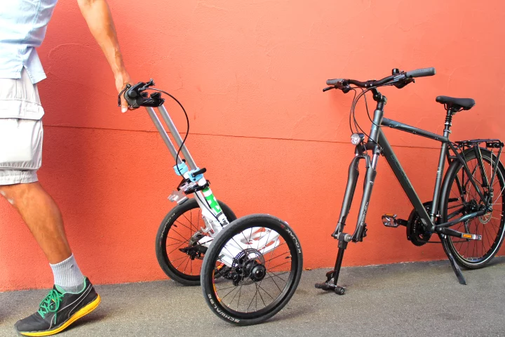 The TReGo reportedly detaches from the bike in seconds, yet remains securely in place while riding