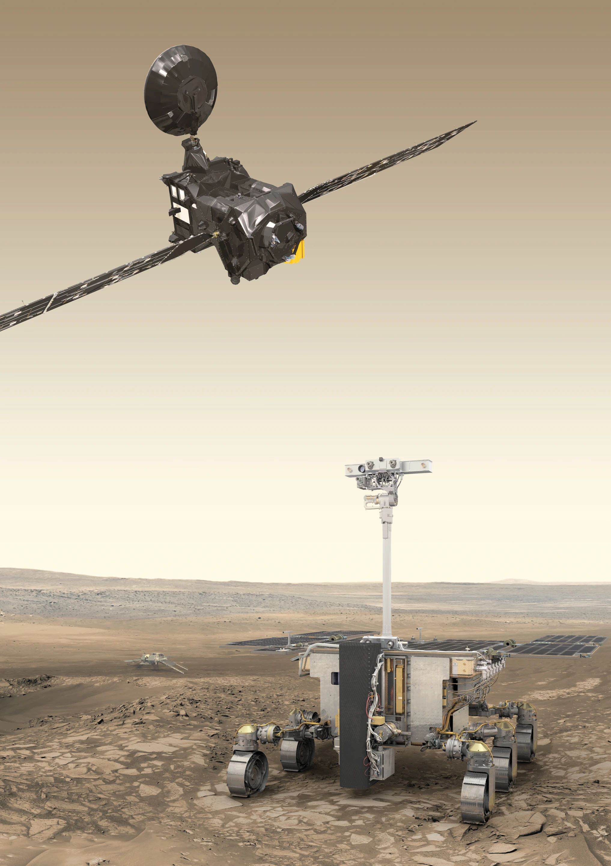 The Trace Gas Orbiter will be joined by the ExoMars 2020 rover in 2021