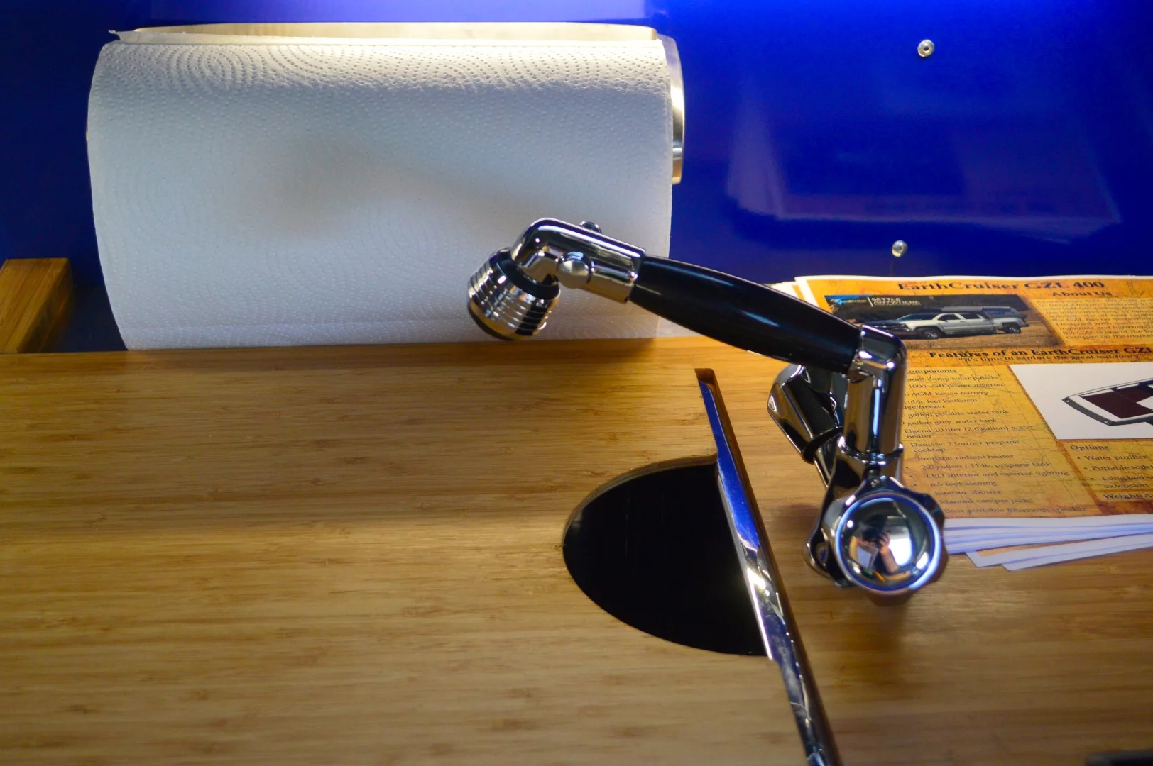 The sink cover provides more work space