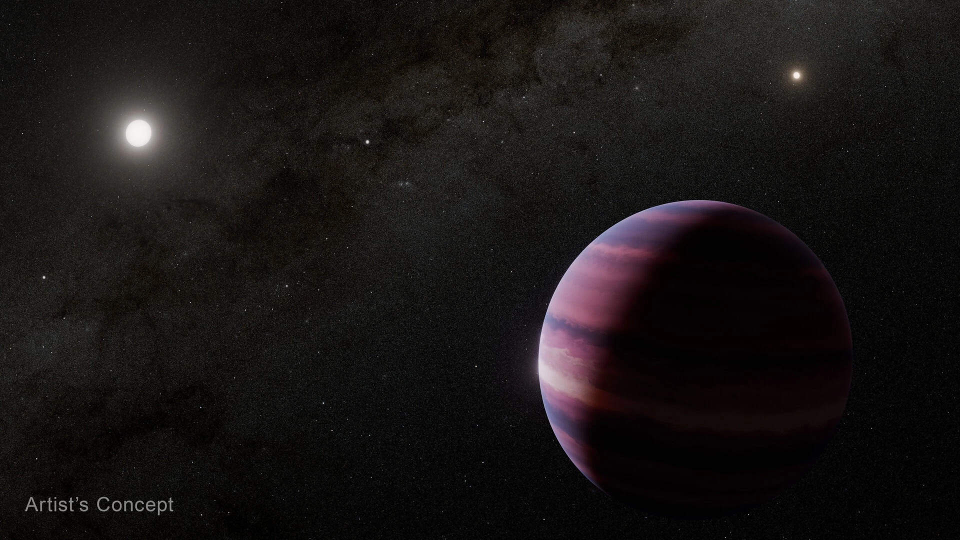 Artist's concept of the planet circling Alpha Centauri A
