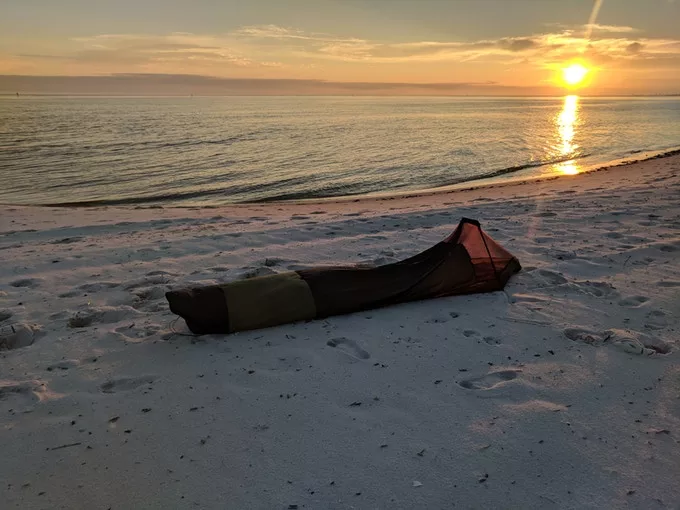 When it comes to traipsing around the great outdoors, less is certainly more in terms of baggage