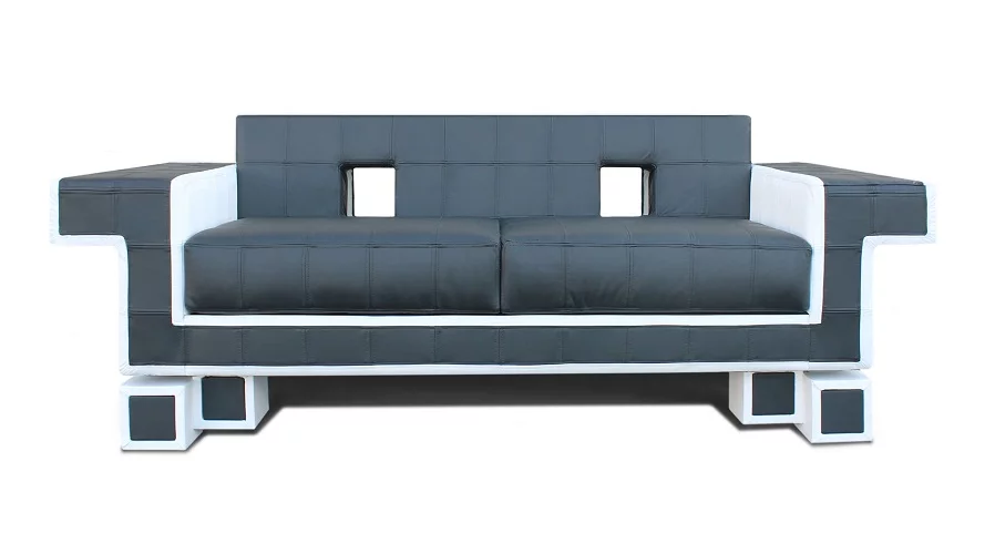 Retro Alien Couch is clearly inspired by Space Invaders