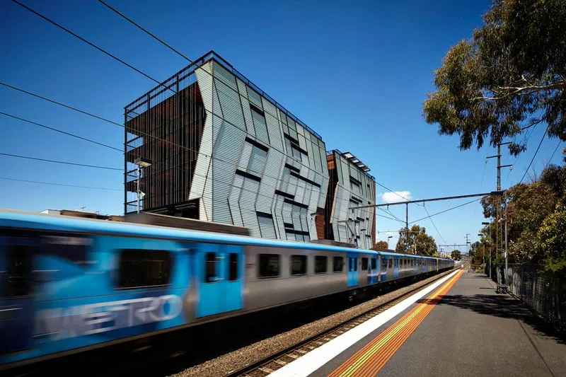Residents enjoy a ten-step wander to bike path connected to the city's network, 20 steps to the train platform and a block to trams bound for the city center (Photo: Michael Downes/UA Creative)