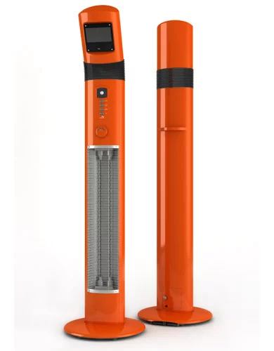 Poseidon patio heater - front and back view