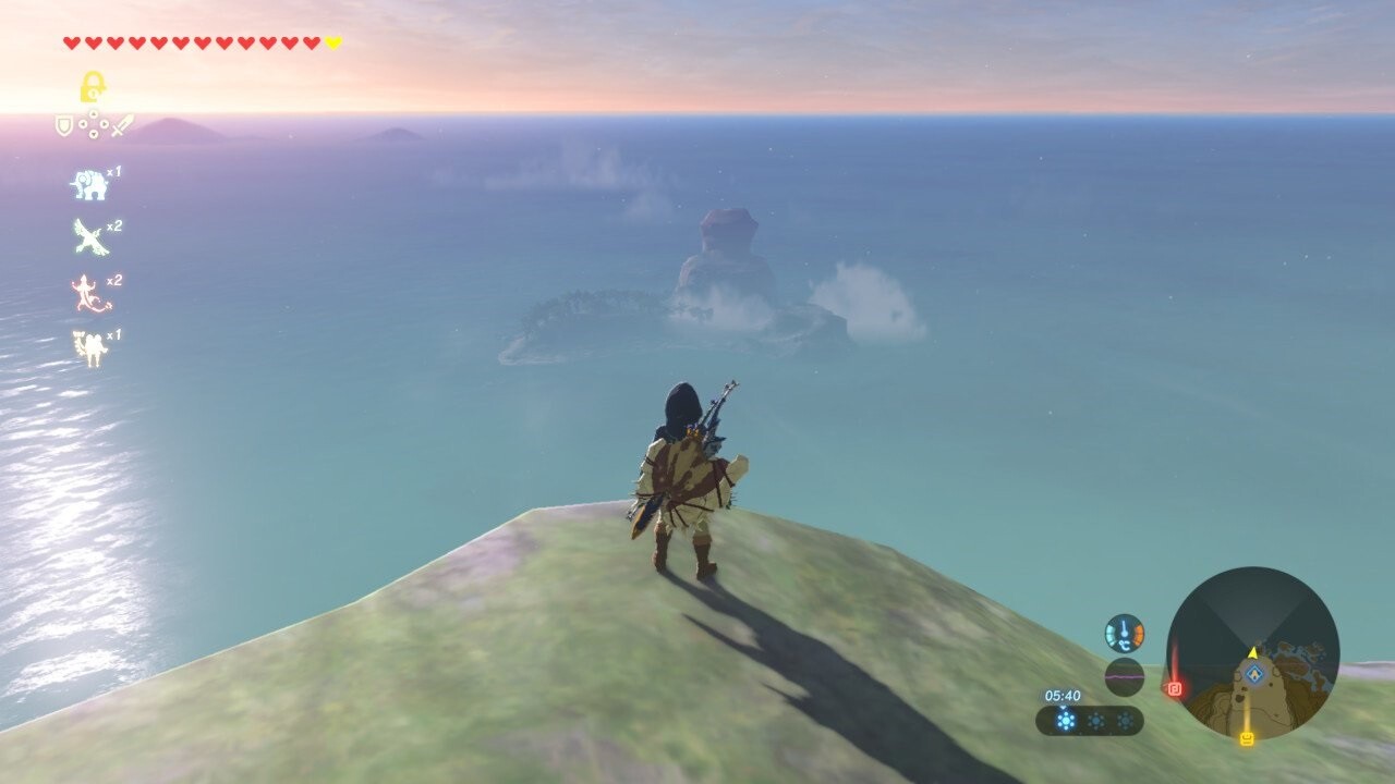 Fly down from here.