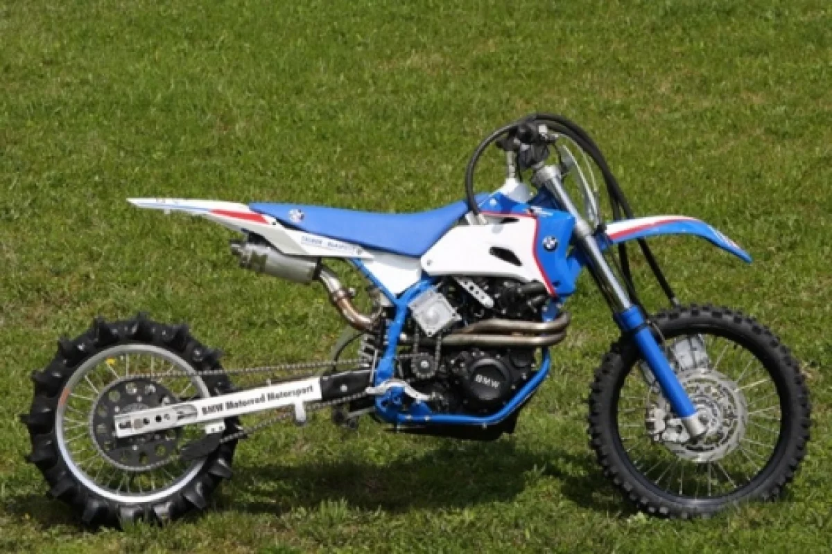 BMW's f800-engined 2WD hillclimb special.