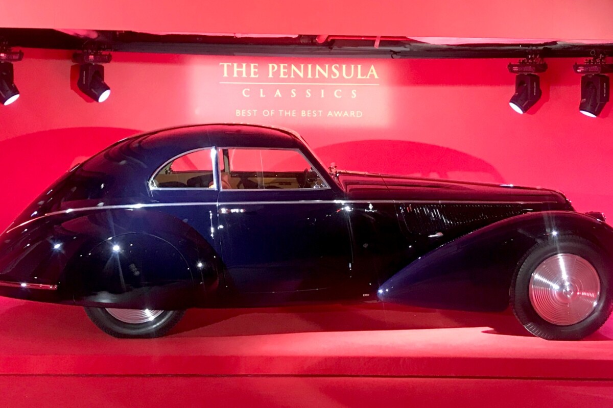 The highly decorated 1937 Alfa Romeo 8C 2900B Berlinetta which won the 2018 Peninsula Classics Best of the Best Award in Paris on February 7, 2019