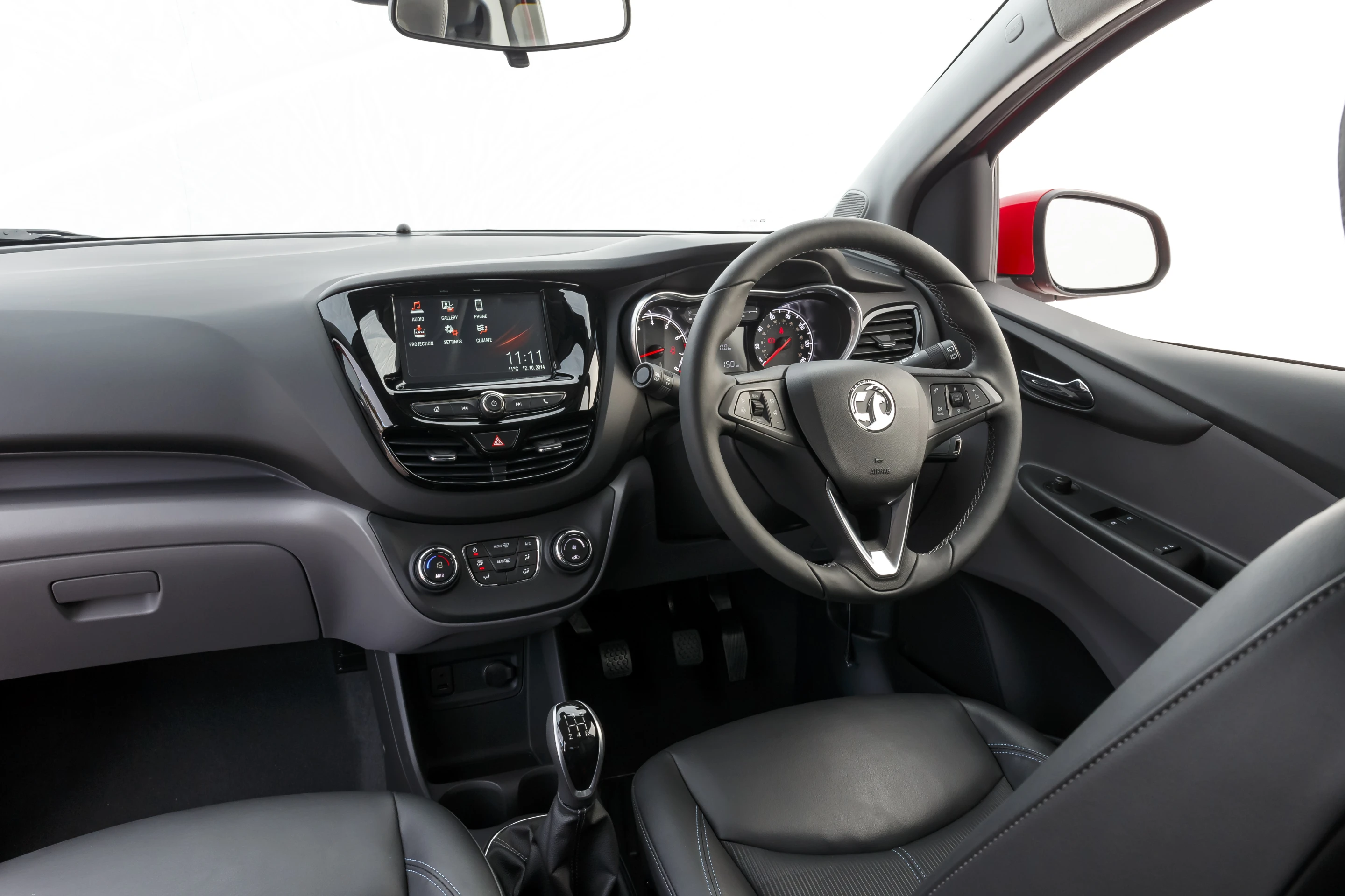 Inside, heated seats are optional