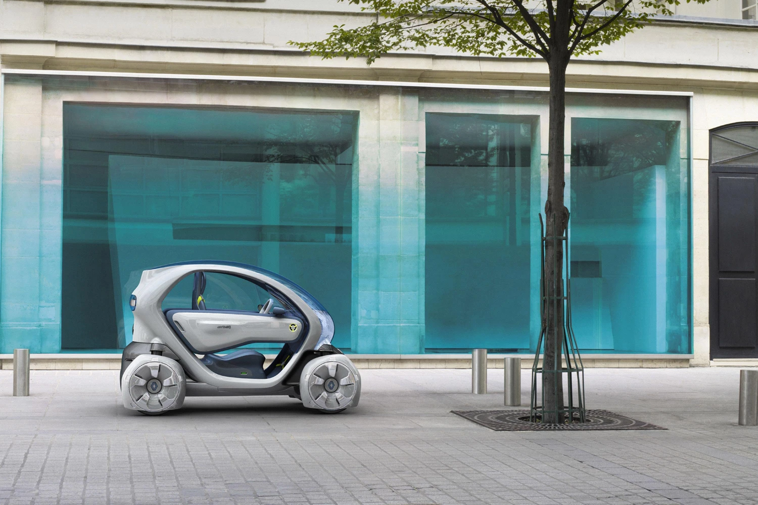 Necessity is the mother of invention - if you've ever driven in Paris, you'll understand why the Twizy is so narrow
