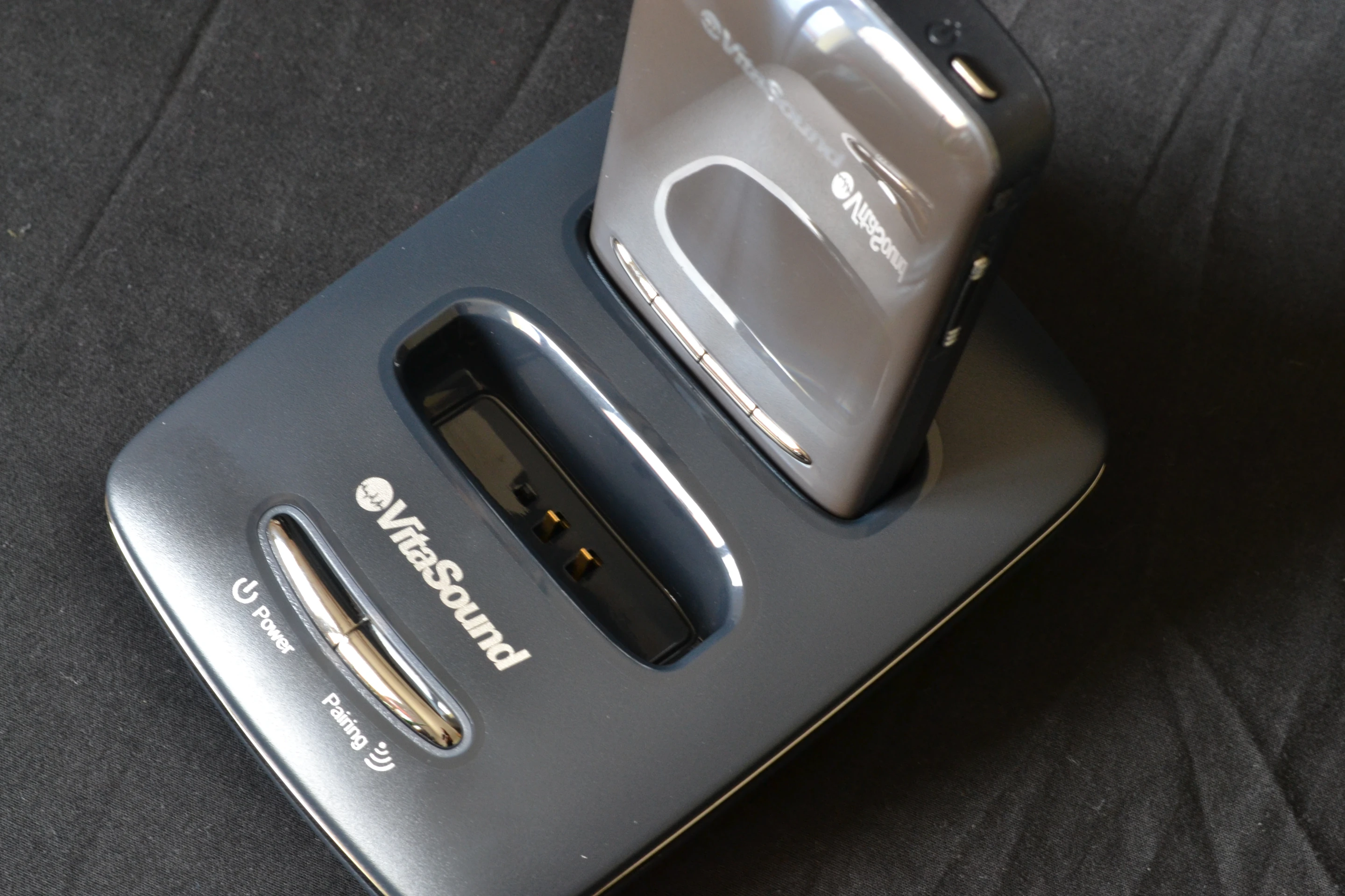 The base charges the handset whether the former is powered on or not