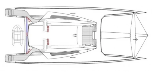 Plans of the Aeroyacht 110's layout