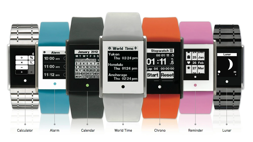 The Touch Time's functions can be accessed via the capacitive LCD touch display