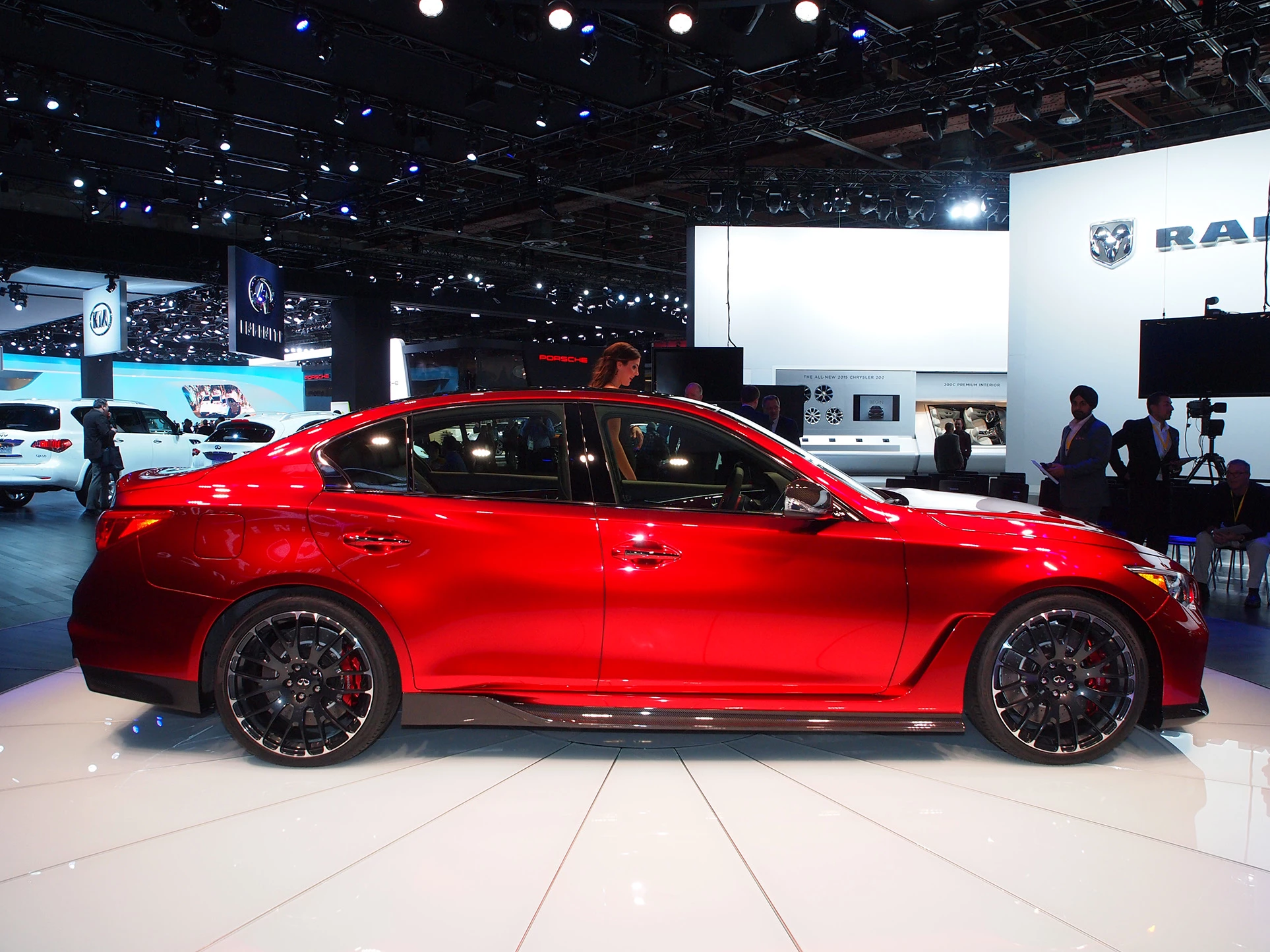 Infiniti's 560 hp Q50 Eau Rouge high-performance sedan prototype