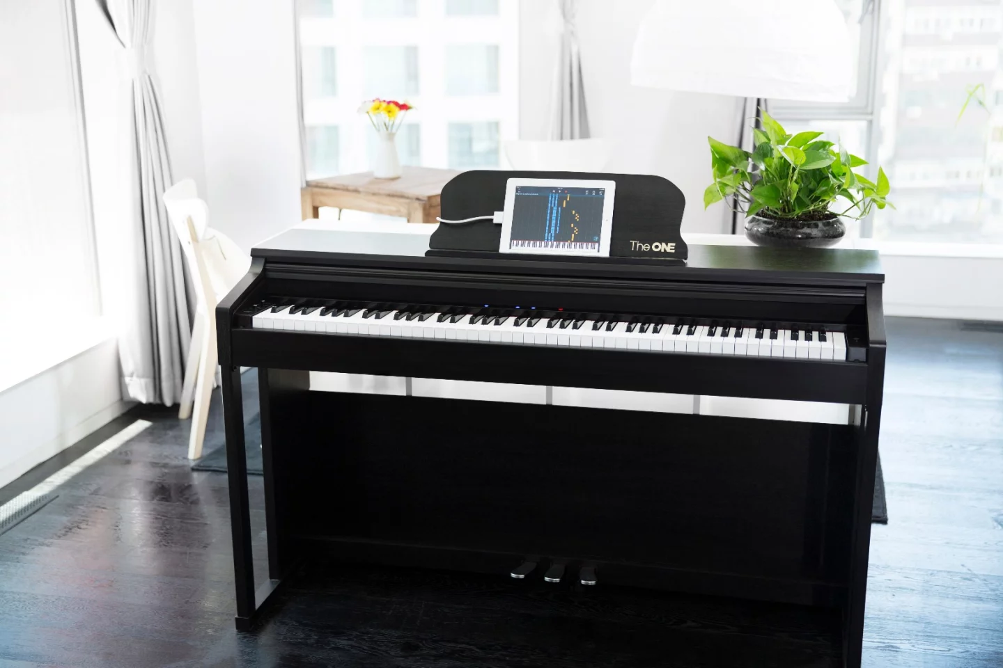 The One Smart Piano is reported to be the world's first and only upright, Apple MFi-certified piano