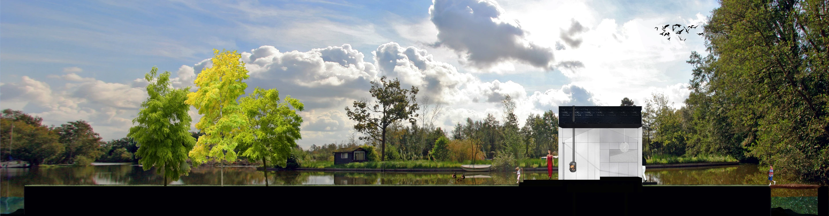 A mock-up of the Summer House (Photo: 2by4-architects)