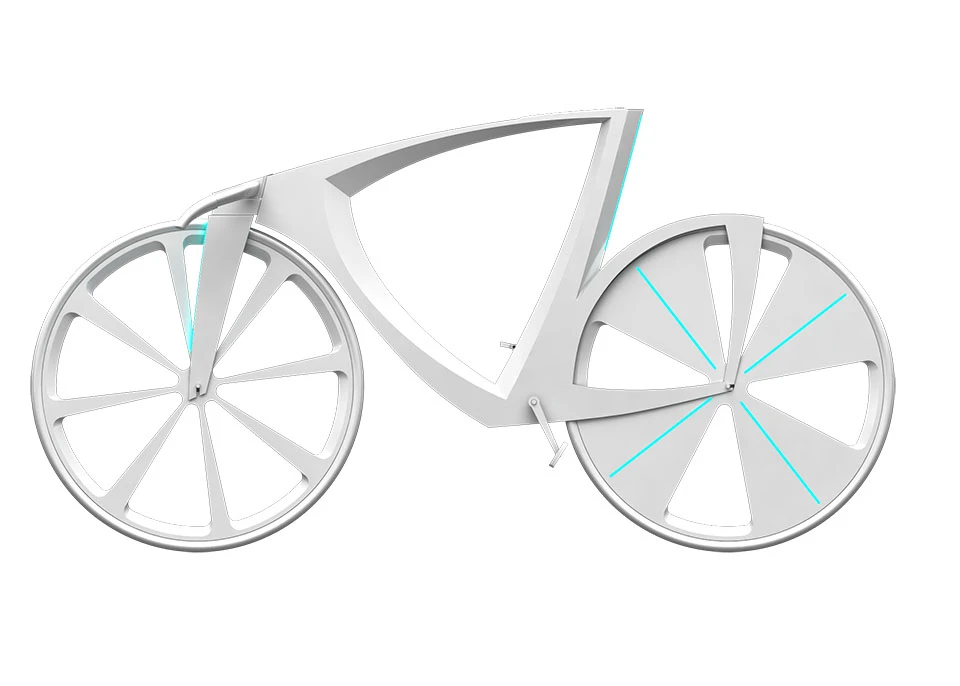 Its main feature is the integrated battery which is charged as the bike is ridden