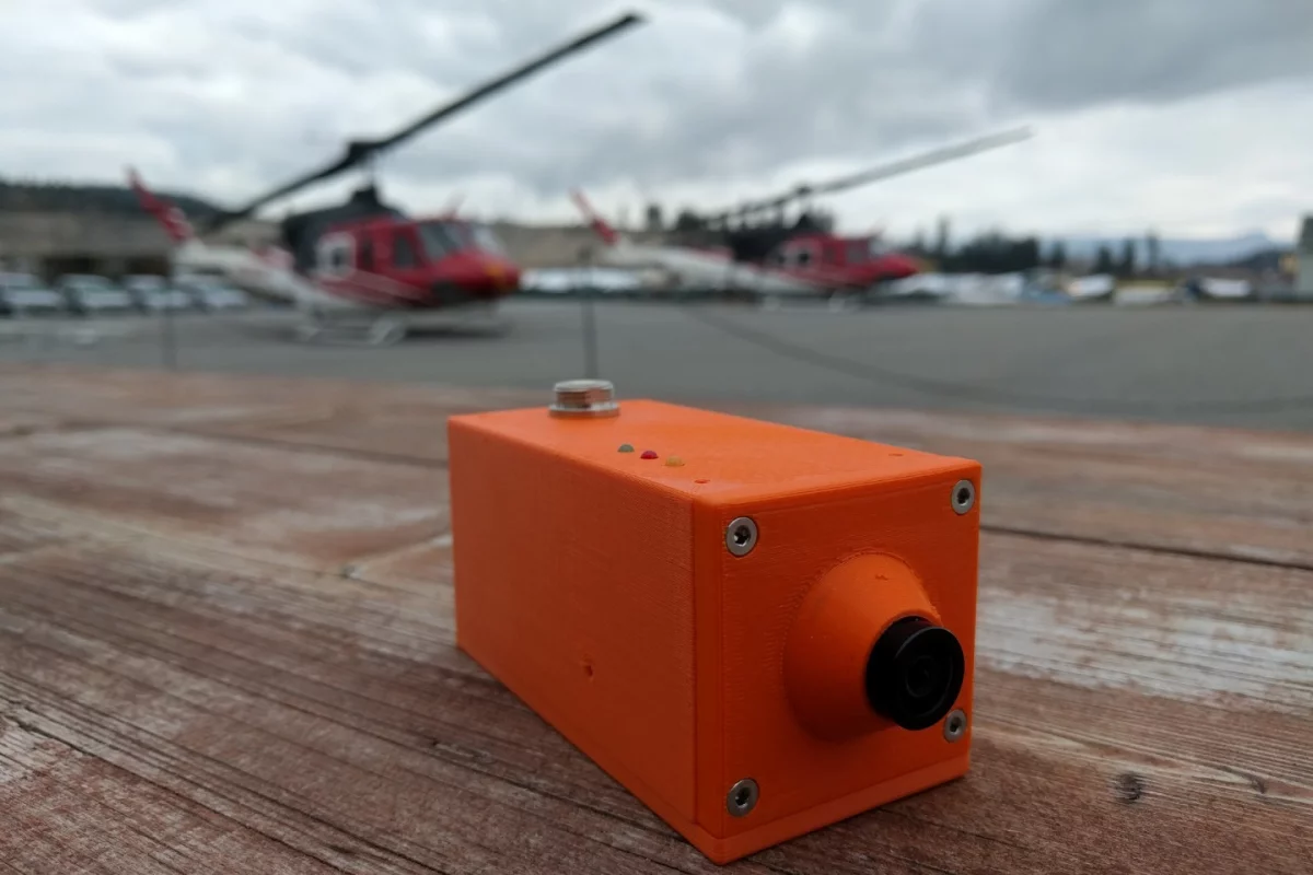 The SkyVU system incorporates two cockpit-mounted 4K cameras