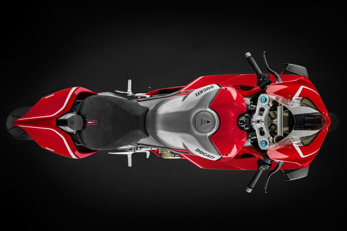 2019 Ducati Panigale V4R: top down