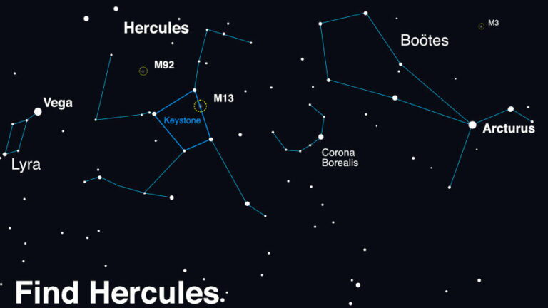 An artist's map of where to find the star when it brightens – Corona Borealis, located in the Northern Crown constellation between Hercules and Boötes