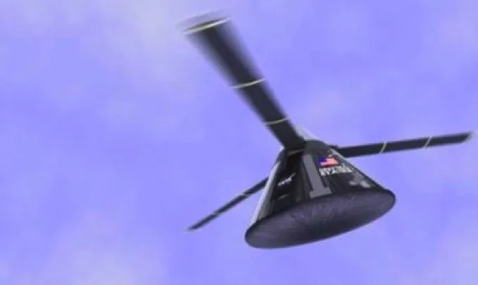 This image depicts what astronauts may someday use to return from orbit (Image: NASA)