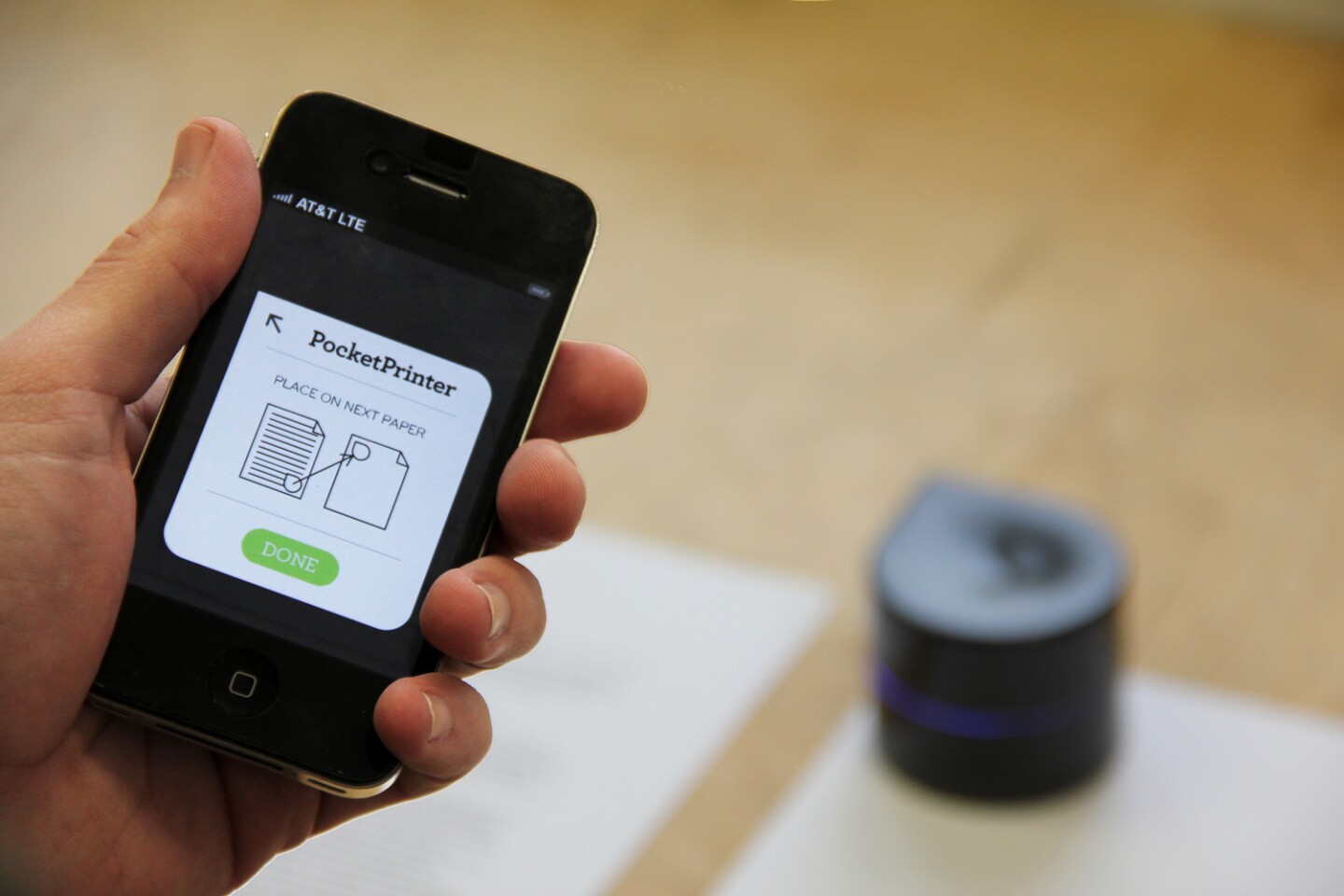 The printer will work with computers and mobile devices