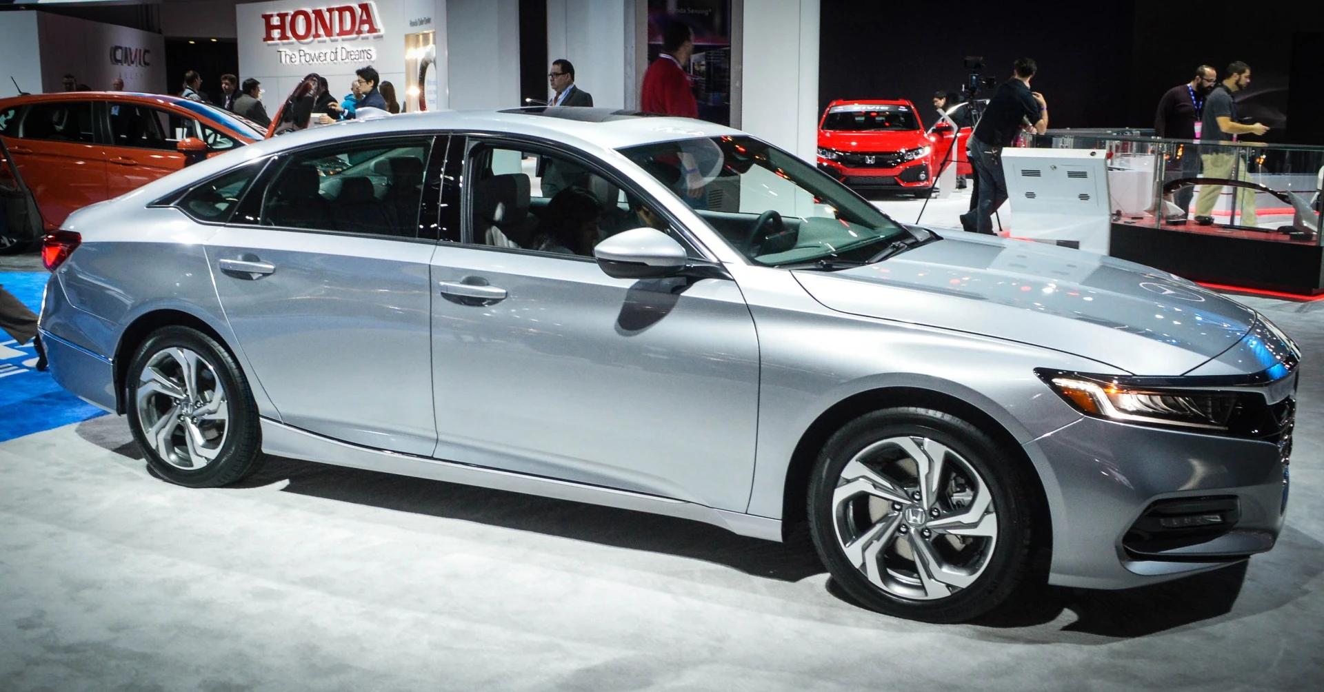 The new Honda Accord took home the 2018 North American Car of the Year award at the show