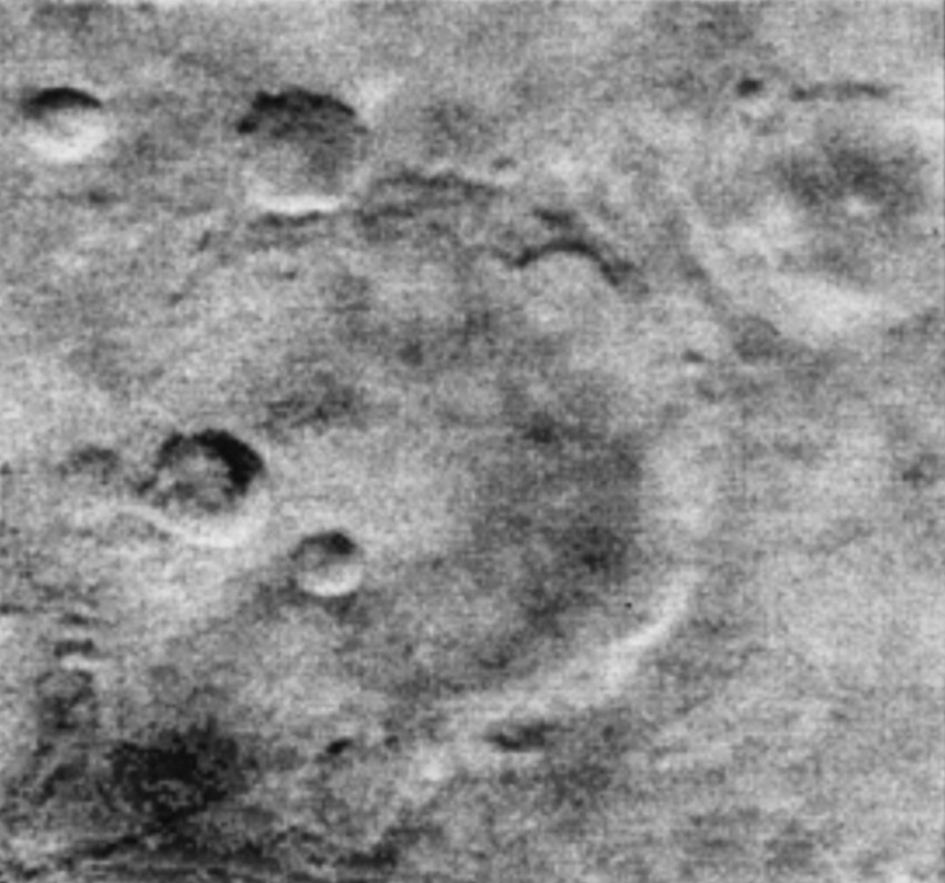 Best image of Mars returned by Mariner 4