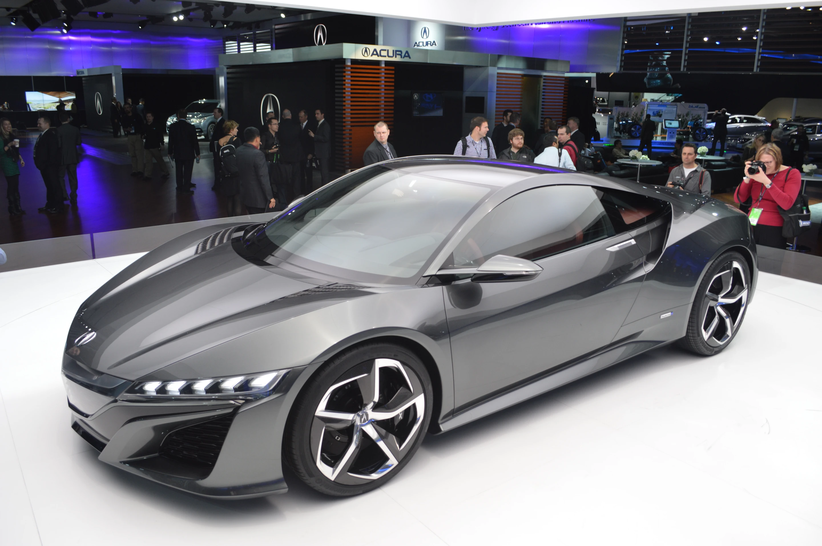 The 2013 Acura NSX Concept unveiled at NAIAS 2013
