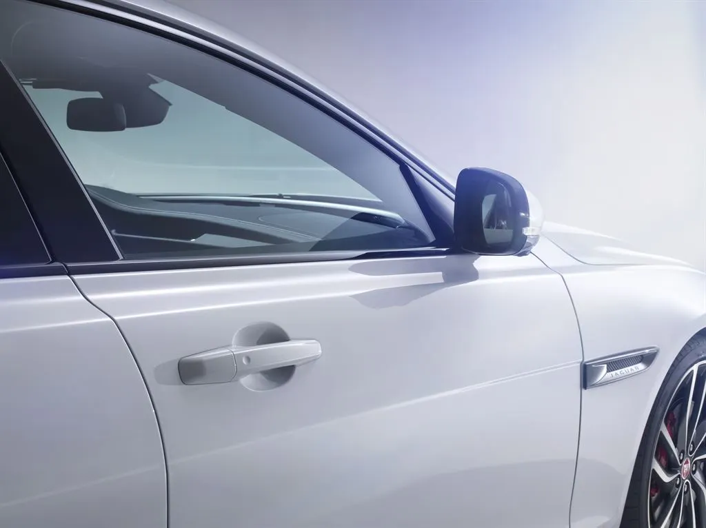 The 2016 Jaguar XF is a four-door sedan