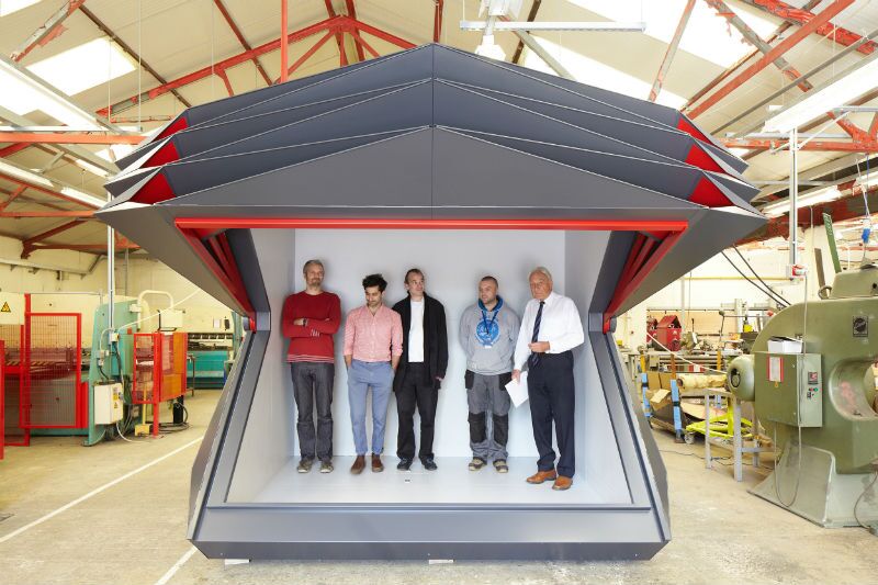 A finished version of the make kiosk