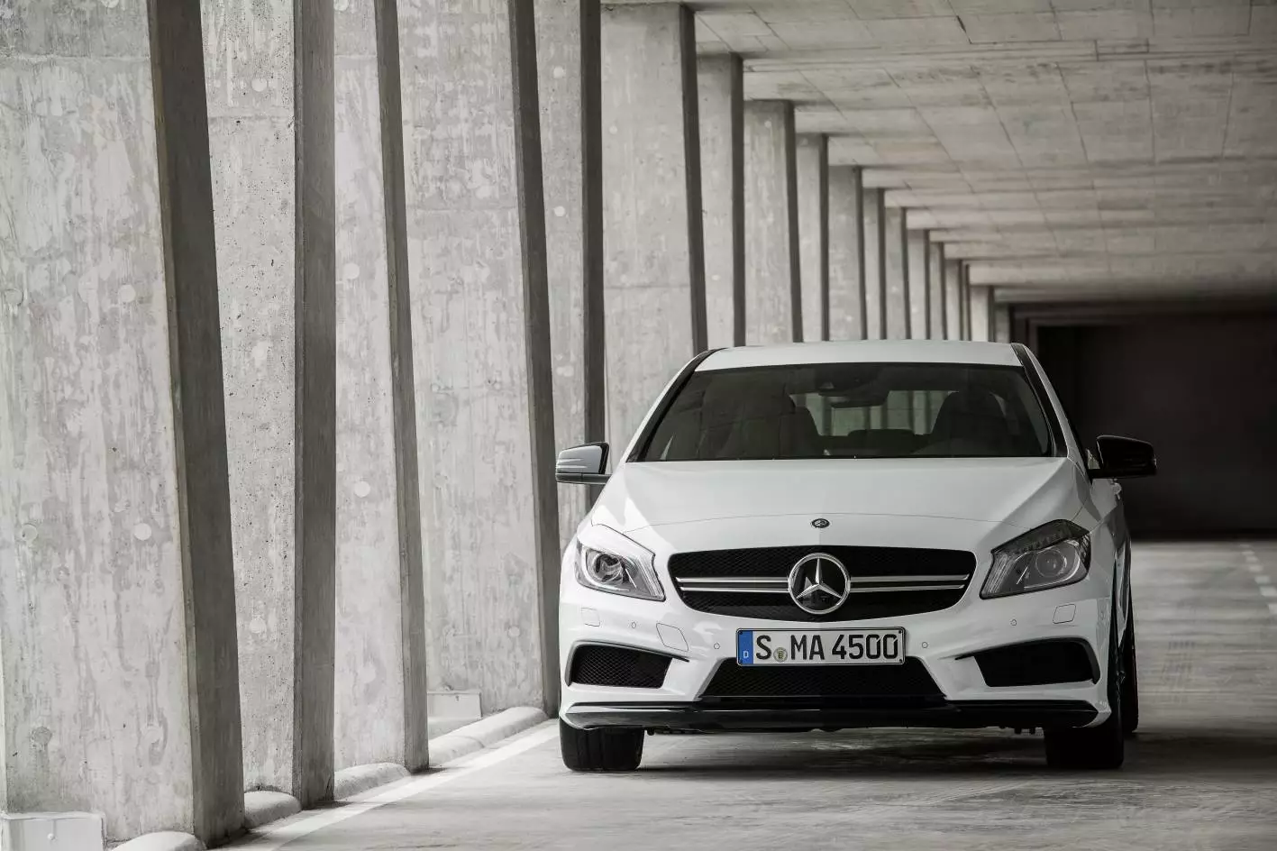 The A 45 AMG front view