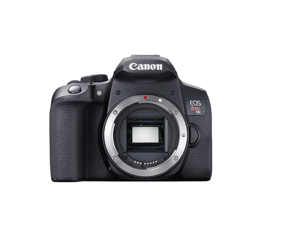 The Rebel T8i features a 24-megapixel CMOS sensor and Digic 8 image processor