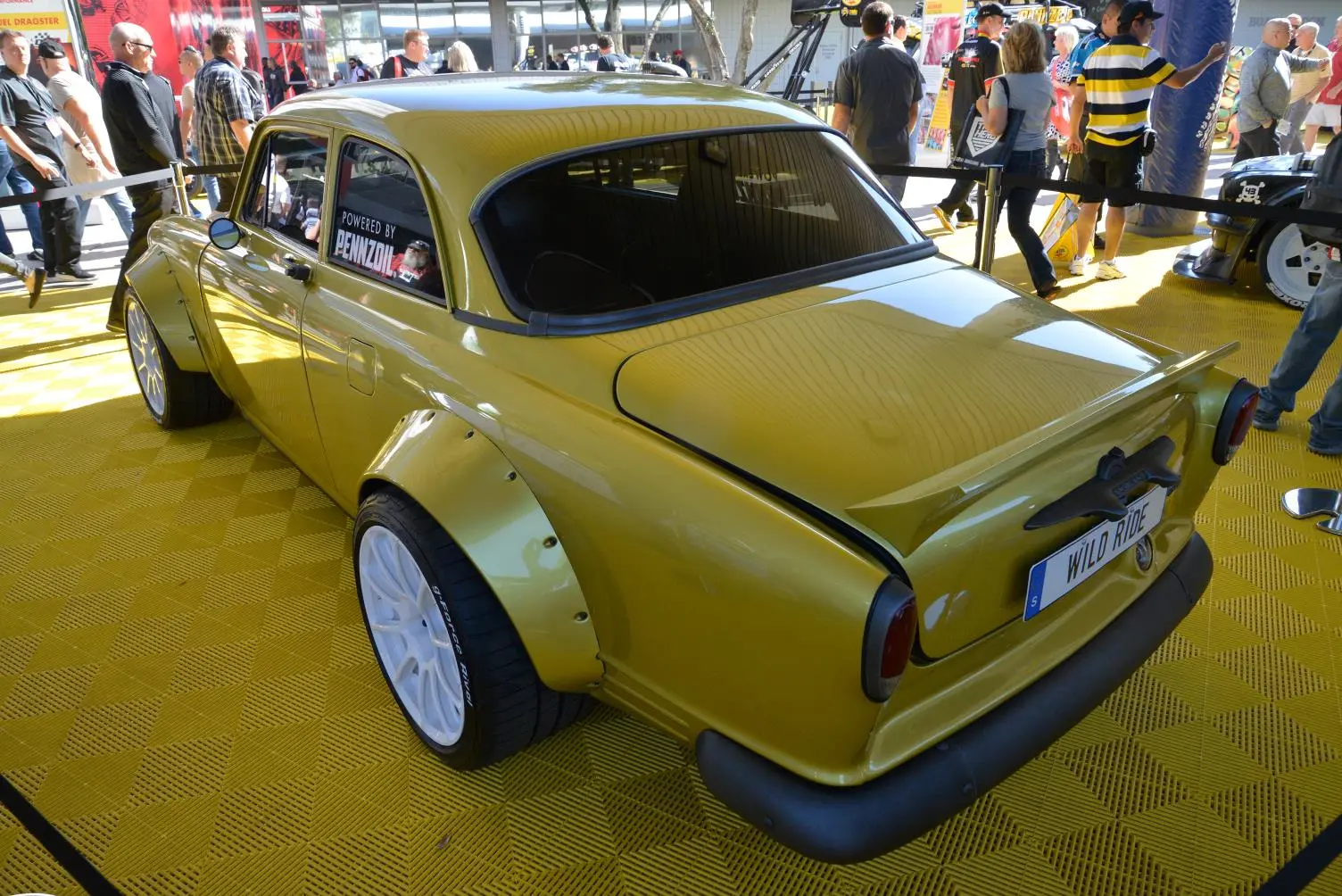 Pennzoil revealed this fully tuned Volvo with Corvette power at SEMA 2018