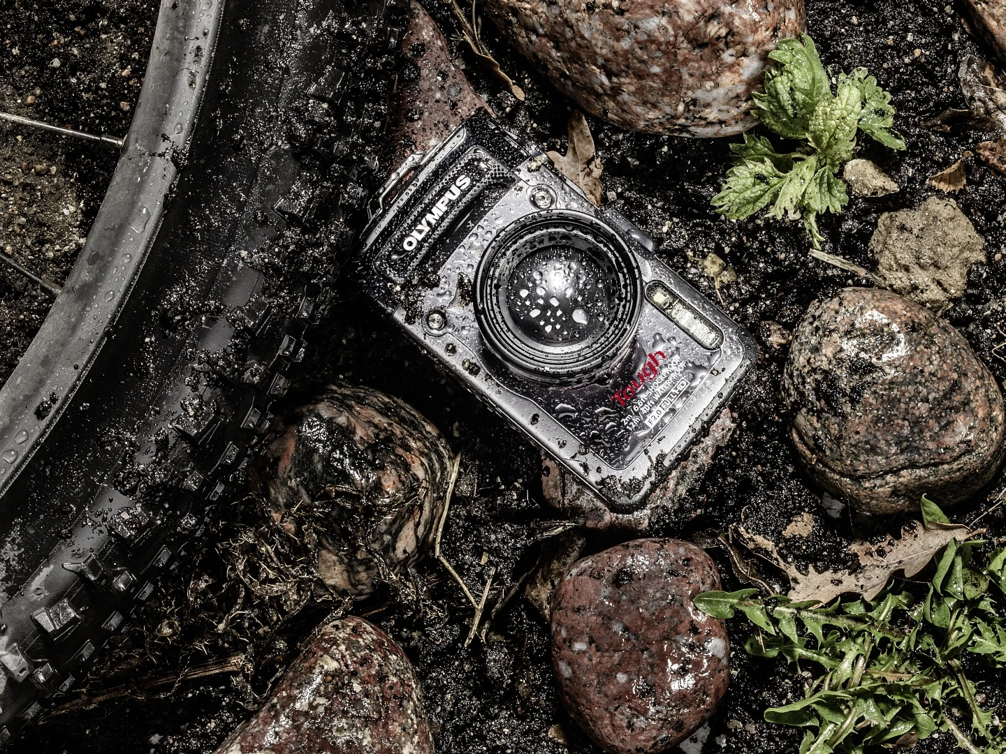 The $400 Olympus Tough TG-1 iHS also boasts a 12-megapixel CMOS sensor, a bright f2.0 25 -100mm equivalent lens and features built-in GPS and e-compass