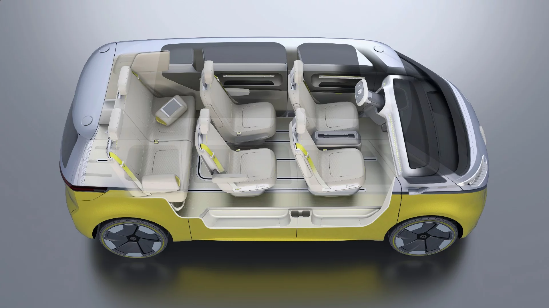 Volkswagen I.D. Buzz: carries seven in full crew configuration