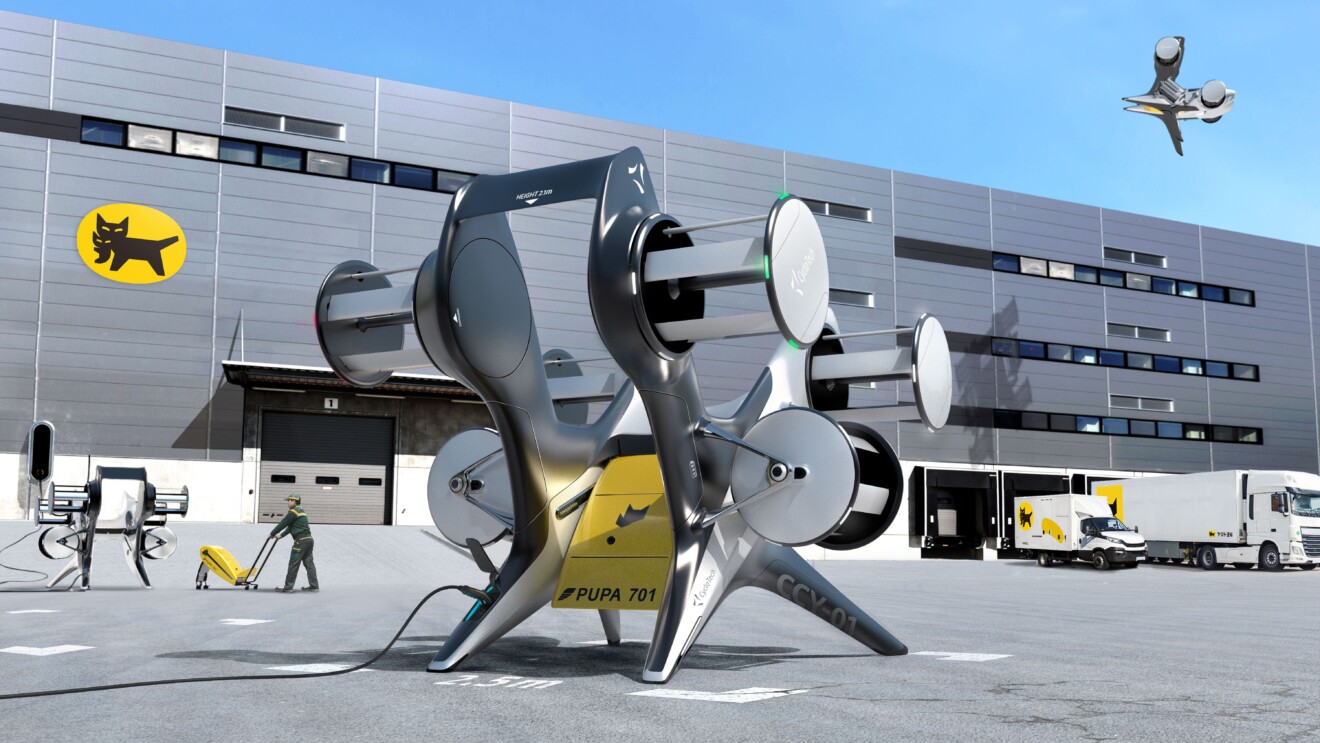 Easy access for ground staff to load and unload the PUPA cargo pods, or open them up to add or remove individual items