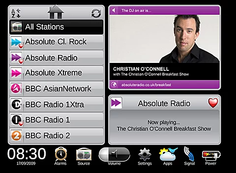 The Pure Sensia touchscreen radio - a Swiss army knife of a device