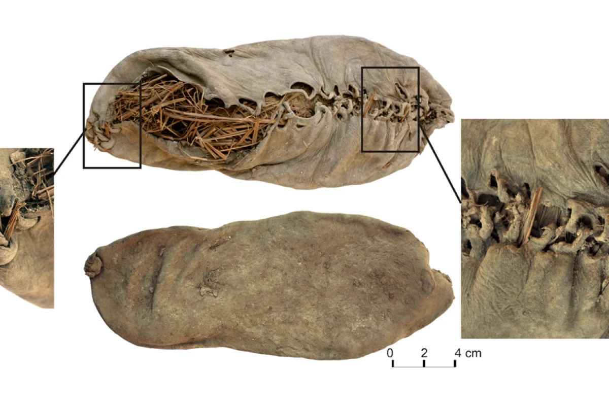 The 5,500 year old leather shoe discovered in Areni-1 in Armenia