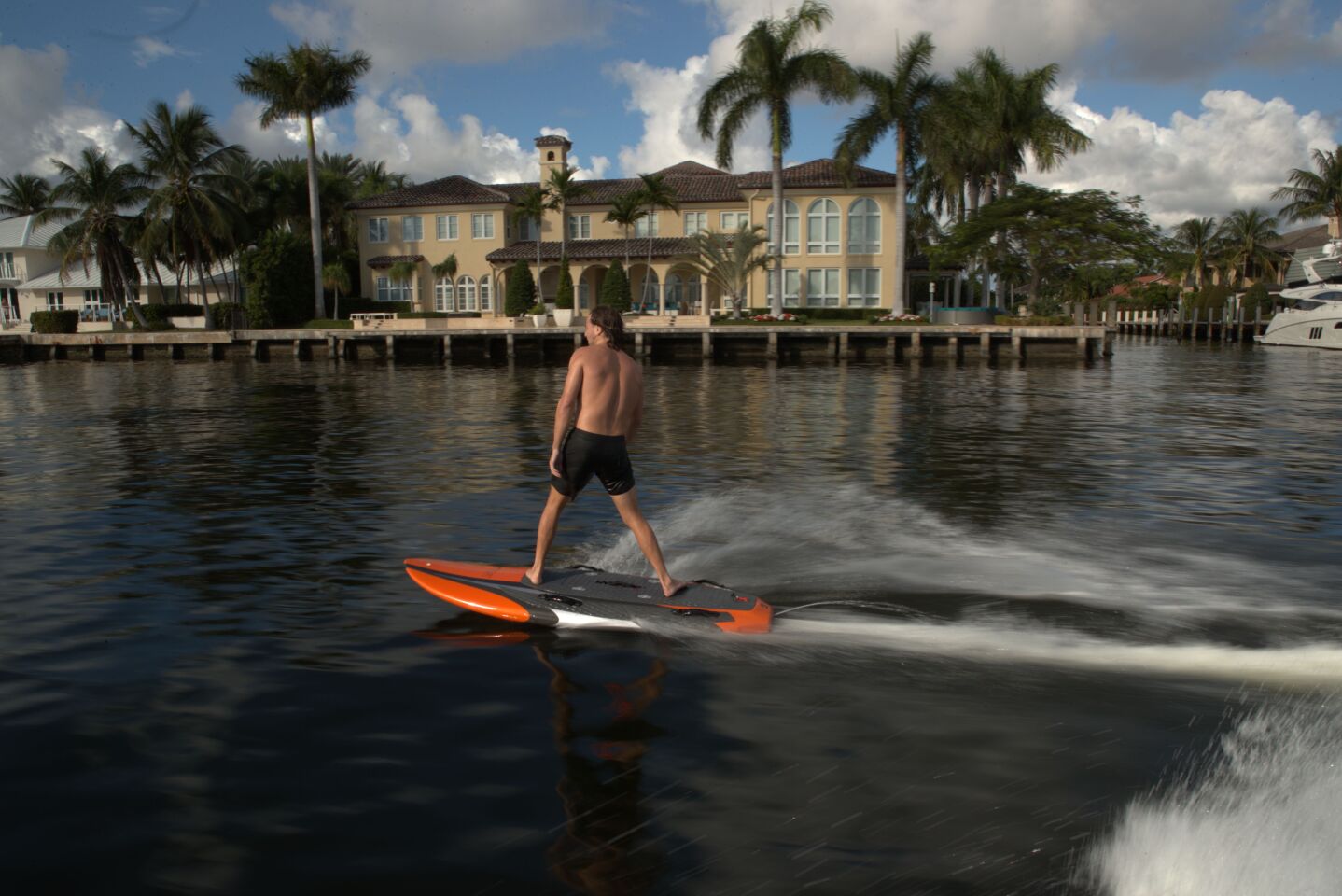 The YuJet Surfer electric jetboard can get up to 24 mph
