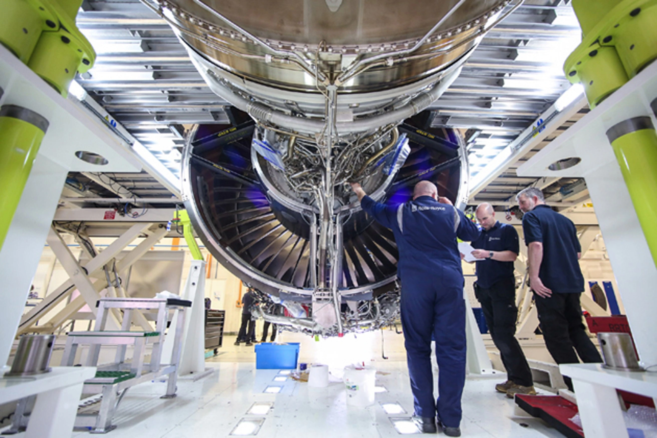The Trent XWB is 10 percent more efficient than previous engines
