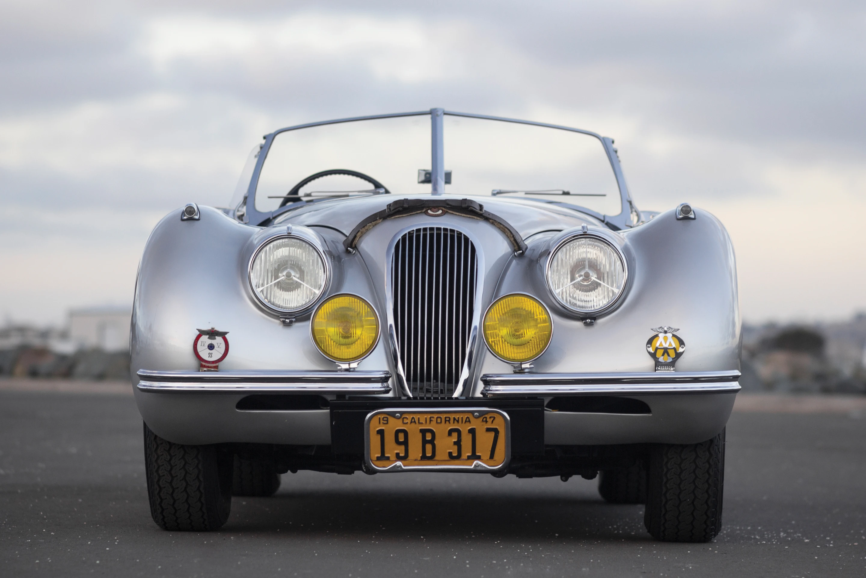 This particular XK120 variant was one of 184 left-hand drive alloys built