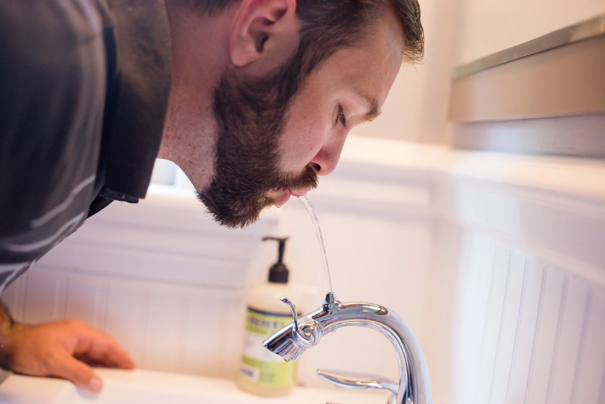 The faucet is available in different sizes, styles and finishes