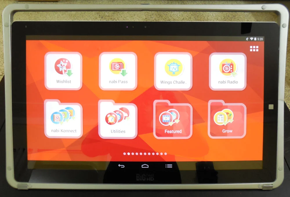 Some of Fuhu's Nabi-centric apps (Photo: Lakshmi Sandhana/Gizmag.com)