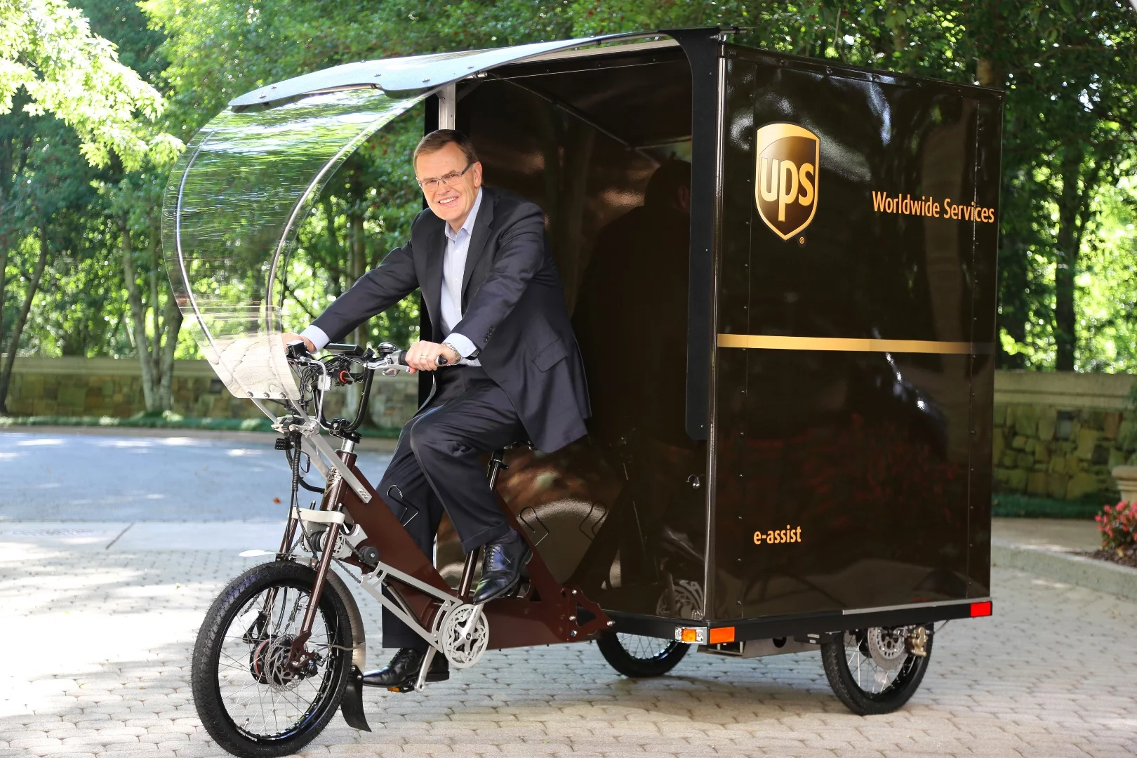UPS Chairman and CEO David Abney on the Portland-based Cargo Cruiser
