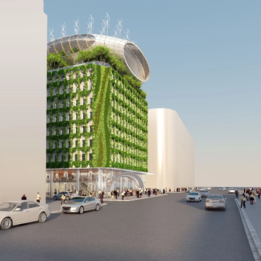 Belgian sustainable architecture proponent Vincent Callebaut has unveiled his vision for renovating Brussels' Botanic Center