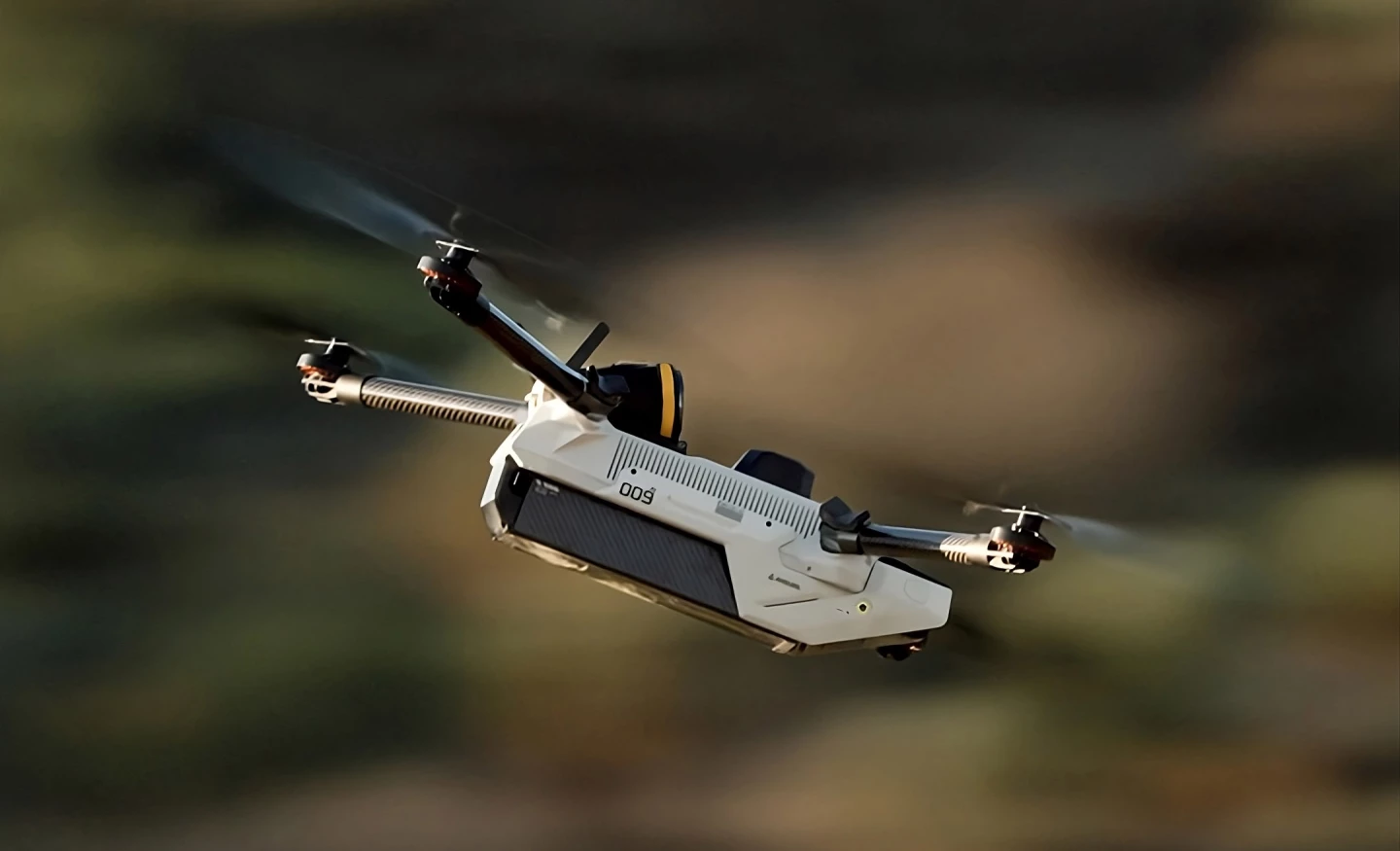 The Bolt drone - no word on how fast it goes, but it looks fast